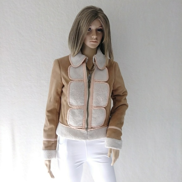 HP! 3.1 Phillip Lim Faux Suede Shearling Jacket - Picture 2 of 8